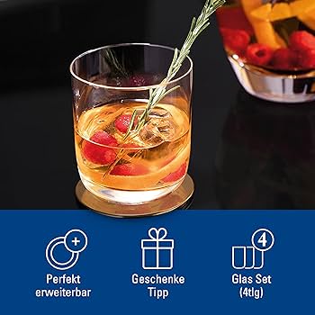Amazon.com | Villeroy & Boch La Divina whisky glass, 4 pieces